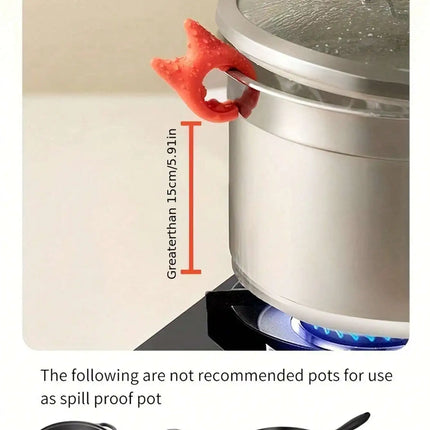 Silicone Kitchen Utensils - Anti-Spill Ladle And Pot Lid Holder, Size: 1.69in*2.44in, Random Silicone Color, Multifunctional Spatula Holder, Suitable For Home And Kitchen Restaurant Use