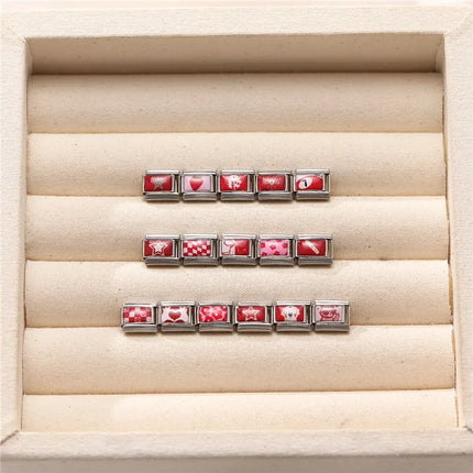 Wholesale Cute Animal Swimming Dogs Cats Sheep Charm Bracelet Fit 9mm Bracelet Stainless Steel Italian Links Making DIY Jewelrys