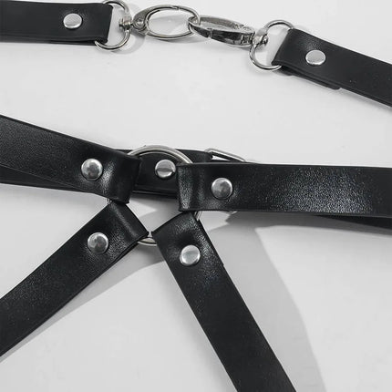 New SM Leather Binding And Binding Leg Set Couple Game Adult Sex Toys Sex Props BDSM Toys Self Bondage Acessorios Femininos Sexy
