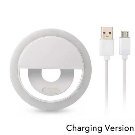 Led Selfie Ring Light USB Charge LED Selfie Fill Light Mobile Phone Live Broadcast Video LED Selfie Ring Lamp For All Smartphone