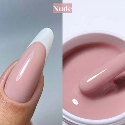 MSHARE Liquid Acrylic Gel Acrygel TPO Free Builder Nail Gel For Nails Extension Constuction Self Level Soak Off UV LED Gel Jar