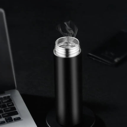 500ML Temperature Display Thermos Cup Stainless Steel Divided Thermos Bottle Outdoor Vacuum Insulated Cup Father's Day Gift