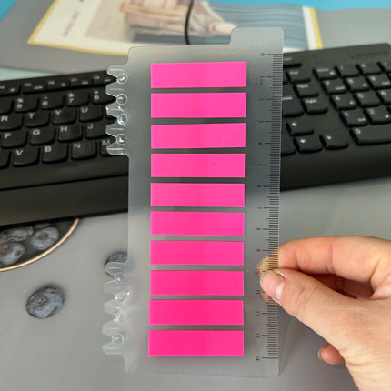 200-3200PCS Clear Sticky Notes Self-Adhesive Colorful Memo Pads for Office School Book Annotation Index Tabs Stationery