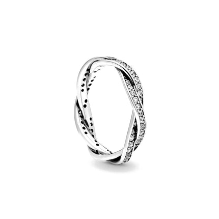 2025 New 925 Sterling Silver Shiny Classic Square Crown Heart-shaped Ring Exquisite Luxury Charm Jewelry Holiday Surprise Gifts