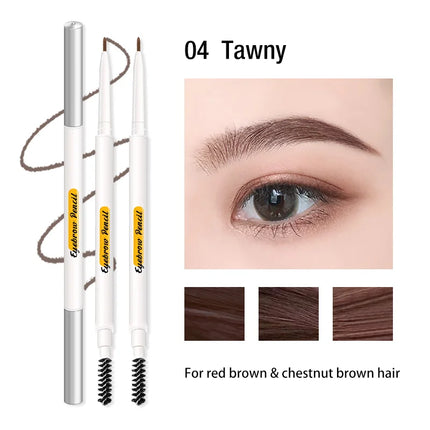 Kemelo Eyebrow Pencil Very Fine Waterproof, Sweat Proof Lasting Without Decolorization Makeup Artist Special Root Clear