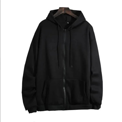 Loose-Fit Hooded Sweatshirt Women's Clothing Autumn Winter Plus Size Zip-Up Cardigan Top Wholesale Foreign Trade
