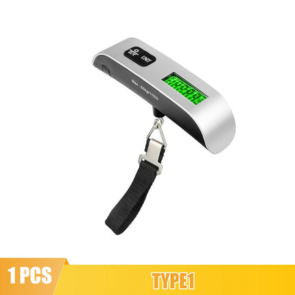 Portable Scale Digital LCD Display Electronic Scale Weight Suitcase Travel Weighs Baggage Bag 110lb/50kg  Weight Balance Tool
