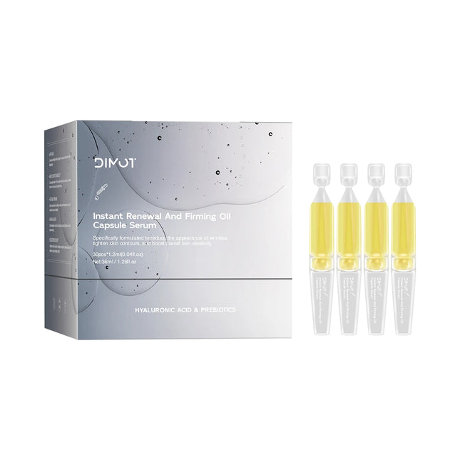 3% Hyaluronic Acid & Fullerenes Serum 30Vials - Deep Hydration for Skin Plumping, Radiance & Lines Appearance Care.