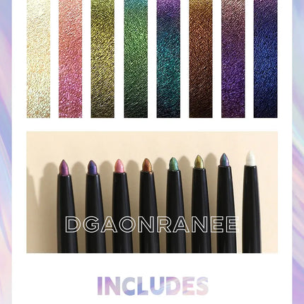 Optical Chameleon Eyeliner Gel Pen Waterproof Sweatproof Eyes Liner Pencil Long-lasting Non-smudge Brightening Eyeshadow Stick