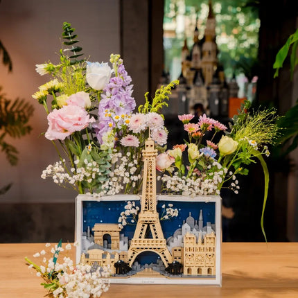 2026 New Souvenir Paris City of Love Home Decoration Set Building Blocks Puzzle Model Puzzle Birthday Gift Toy