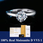 With Box / Moissanite Ring-5