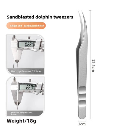 High Precision Eyelash Tweezers Beauty Eyelash Professional Grafting Eyelash High-Precision Flowering Tweezers