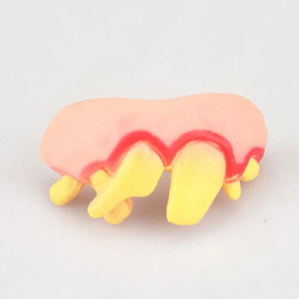 Practical Jokes Denture Gags Funny Dentures 10 Style Rubber Ugly Teeth Scary Trick Fake Denture Teeth Household Theme Party
