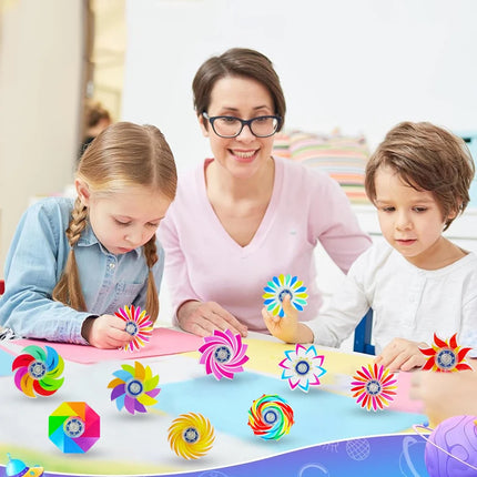 10PCS Fidget Spinners Bulk Anxiety ADHD Stress Relief Toys Party Favors Birthday Gifts for Kids Boys Girls Classroom Prizes