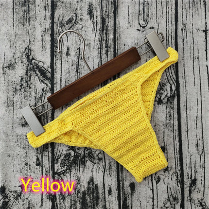 Hot Men Women Breathable Underwear Hand Crochet Low Rise Swimming Sunbathing Male Boxers Panties Briefs Шорты Мужские 남성트렁크팬티