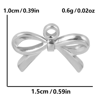 Breloque Metal Love Stainless Steel Flower Pendants For Jewelry Making Earrings Bracelets Headwear DIY Heart Charms Accessories