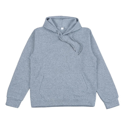 2025 Autumn and Winter New Unisex Fashion Fashion Fashion Brand Casual Hooded Sweater Sports Jogging Solid Color Loose Pullover