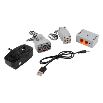 1:14 Sports Car Building Blocks Remote Control Kit Technical MOC Parts for 2007 Power Pack Servo M Motor for Racing Enthusiasts