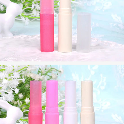 10/20/50/100/200pcs 4g PP Lip Balm Tube Empty Plastic Lipstick Tubes Cosmetic Container DIY Lip Gloss Tube Packaging ZM7201