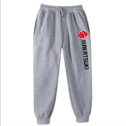 2025 Fashion Print Men's Women's Jogging Hip Hop Pants Street Clothing Hot Selling Anime Pants Akatsuki Fleece Trousers S-3XL