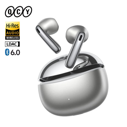 QCY AilyBuds E50 HT11 Wireless Earphones Hi-Res Adaptive Hybrid ANC Headphone Bluetooth 6.0 Spatial Sound Earbuds 11mm Drivers