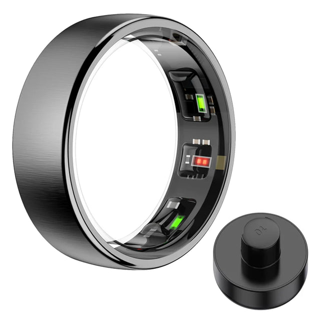 R10 Charging Case Smart Ring Men Women Skin Temperature Health Sleep Monitor Smart Ring Sport Fitness Tracker For Android IOS