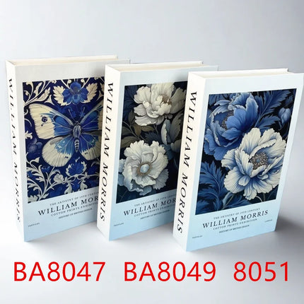 3Pcs/Set Luxury Fake Book Storage Box Fashion Decorative Books Design Coffee Table Bedroom Shelf Islam Home Decor New York Paris