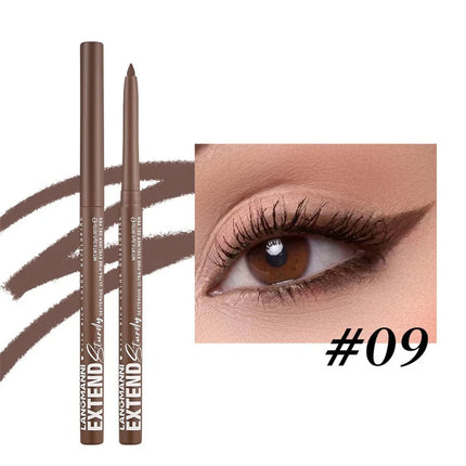 Waterproof Eyeliner Gel Pencil Gold Brown Lying Silkworm Pen Soft Easy Wear High Pigment Matte Eyeliner Lasting Shiny Eye Makeup