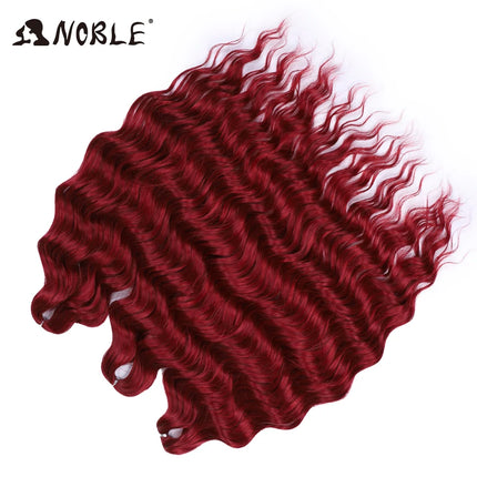 Noble Braiding Hair 300g 24 Inch ANNA Curl Hair Water Wave Twist Crochet Hair Synthetic Rainbow Color Braiding Hair Extensions