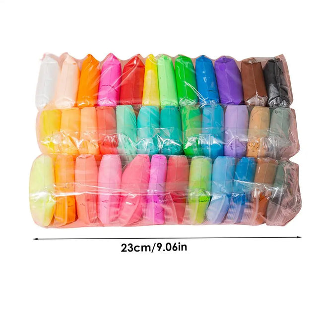 12/24/36 Colors Air Dry Clay Super Light Modeling Clay DIY Crafts with Tools Soft Creative Educational Toys for Boys Girls Gifts
