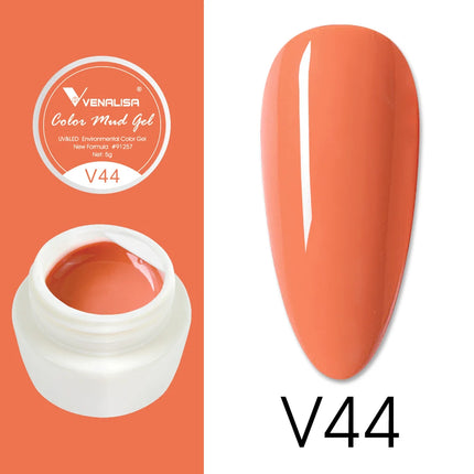 VENALISA Color Mud Gel Pure DIY Nail Art Design UV Gel Polish Professional Manicure Varnishes for Quality Artistry