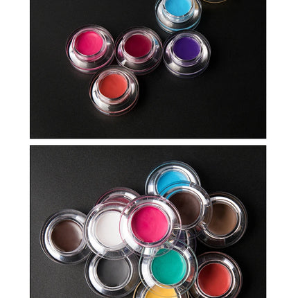 HANDAIYAN 12 Colors Eyebrow Gel Colorful Eyebrow Cream Eyebrow Dye Glue No Fading Waterproof Long Lasting Brow Makeup Cosmetics