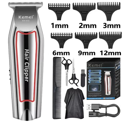 Kemei Professional Hair Trimmer Electric Beard Trimmer for Men Hair Clipper Hair Cutter Machine Haircut Grooming Kit KM-032