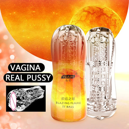 Male Masturbator Cup Soft Pussy Sex Toys Transparent Vagina Anal Adult Endurance Exercise Supplies Vacuum Pocket Cup for Men 18