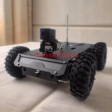 4G Wireless WiFi App RC Smart Video 4WD Robot Car Kit Off Road Obstacle Avoidance Car Mixly Graphical Program Unassembled