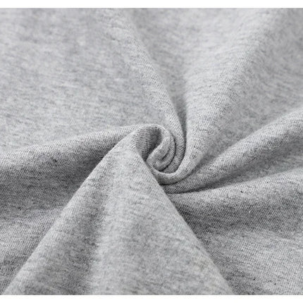 Focus Letter Minimalist Style 100% Cotton T-Shirt, Lightweight Round Neck Short Sleeve Tee, Perfect for Men & Women