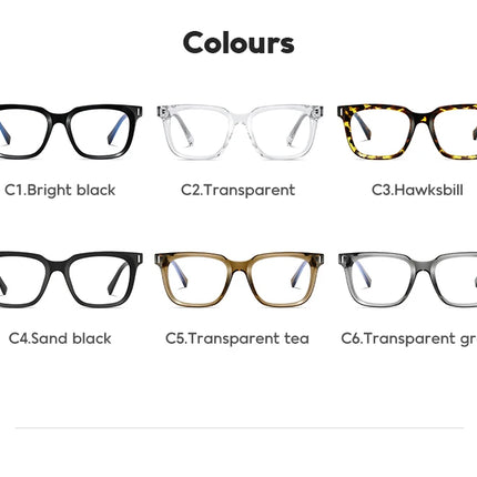 JMISUS Fashion Square Prescription Glasses Women Men Photochromic Progressive Myopia Optical Eyewear Lenses with Custom Recipe