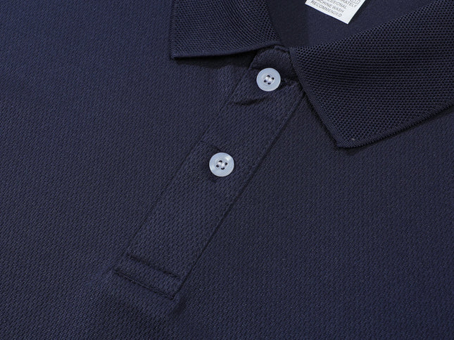 Men's Short Sleeve Polo Shirt Summe Button Classic Fit Casual T-Shirts Oversize Pullover Shirts Man Solid Color Lightweight Tops