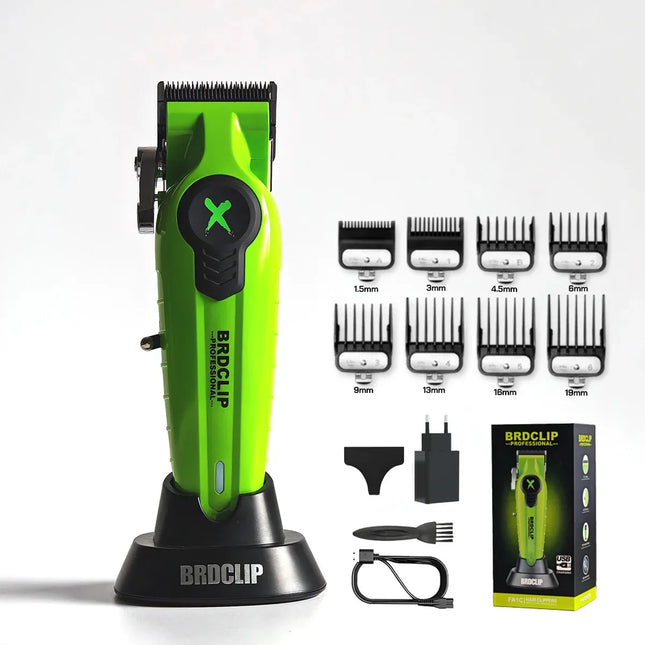 BRDCLIP Professional Hair Clippers Rechargeable Hair Trimmer Charging Base Haircut Machine DLC Blade Clippers For men BRD-FA1C