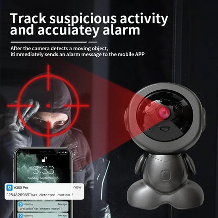 8MP Wifi Security Camera Indoor HD Baby Monitor Smart Home Two Way Audio Tracking Night Night Vision Robot PTZ IP Cameras