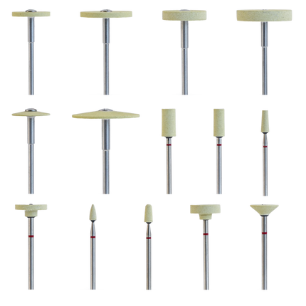 10Pcs High Quality Dental Ceramic Diamond Polishing Burs for Dentist Lab Quick Polishing Zirconia Porcelain Crown Tools