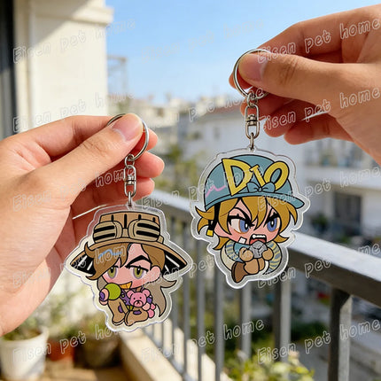 Cartoon Anime Chibi Keychain Accessories Bag Charms Keyrings Jewelry Fans Freinds Game Lovers Gifts