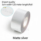 3cm matte sliver