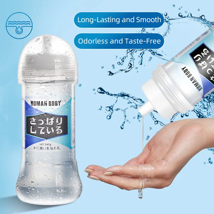 240ml Water-based Body Lubricant Intimate Lubricant for Couples,  Anal and Penis Lubricant,  Safe Sex Massage Lubricant