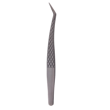 1pc/2/4/6pcs 3.0 Black Lash Tweezers for Eyelash Extensions Diamond Grip 90 Degree Tip Volume Lash Extension Tweezers