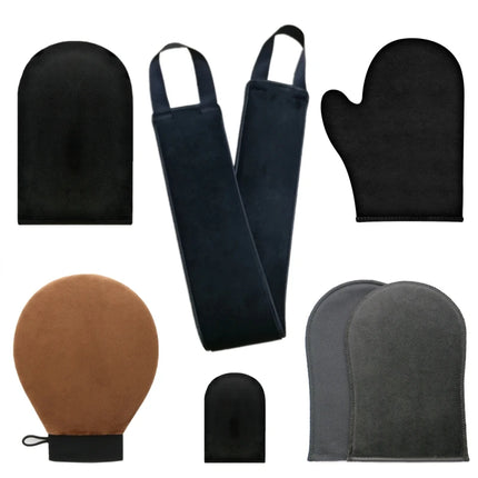 Self Applicator Tanning Glove Mitt 2pcs Reusable Body Face Back Tan Tools