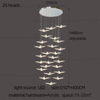25 heads / warm light