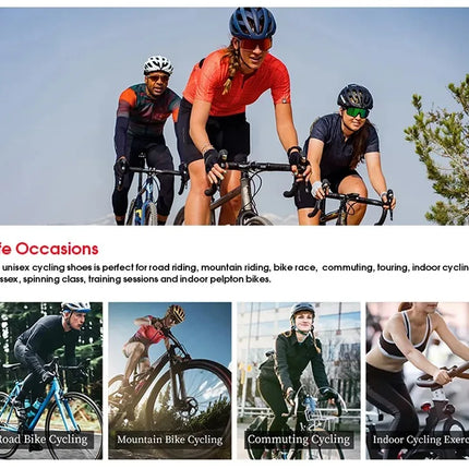 Cycling Sneaker MTB Men Sports Dirt Bike Shoes SPD Pedal Mountain Bicycle Footwear Speed Racing Man Flat Off Road Cycling Shoes