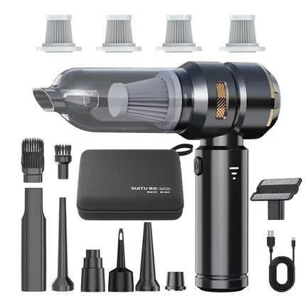 Car Vacuum Cleaner High Power Portable Handheld Wireless Brushless Motor Cleaning Machine Powerful Air Duster for Home Appliance