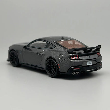 MINIGT 1:64 Ford Mustang Dark Horse 2024 Carbonized Gray MGT Alloy Car Model 957